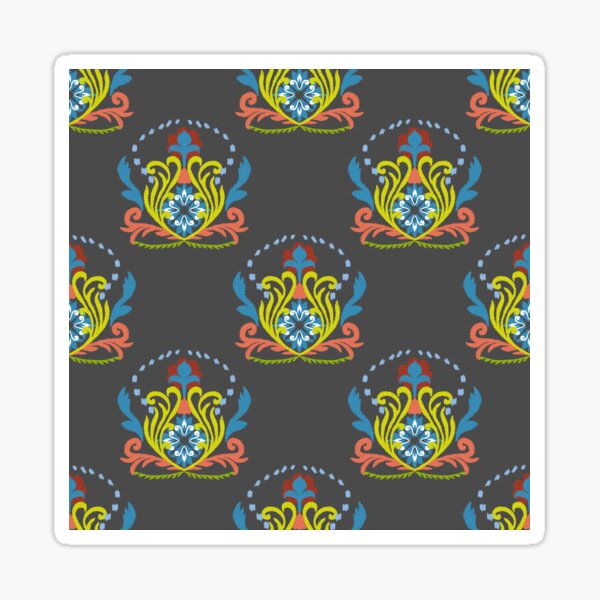 Item preview, Motifs of stylized flower elements arranged seamless pattern. designed and sold by RIYA SIRI.
