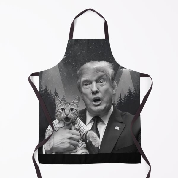 Item preview, Trump with Cat UFO Selfie Meme Shirt - Funny Alien Tee designed and sold by boundlessly2art.