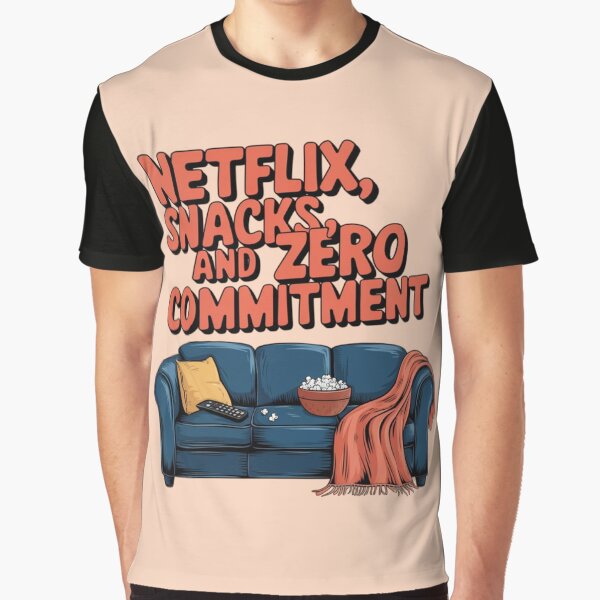 Artikel-Vorschau von Netflix, Snacks und keine Verpflichtungen, designt und verkauft von 123ks.