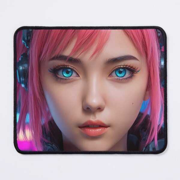 Item preview, Cyberpunk Anime Girl Portrait designed and sold by papi1998.