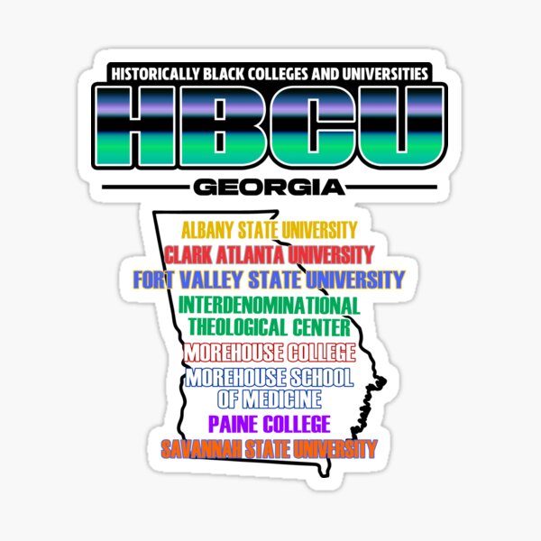 HBCU Georgia Sticker