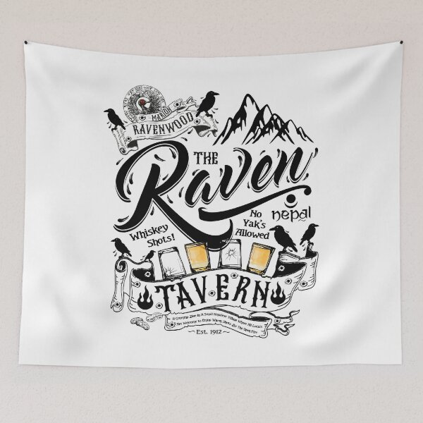 Item preview, The Raven Tavern Nepal designed and sold by Candywrap Studio.