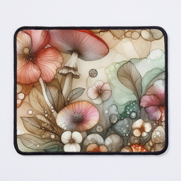 Item preview, Floral Mushrooms designed and sold by GraphicsClub.