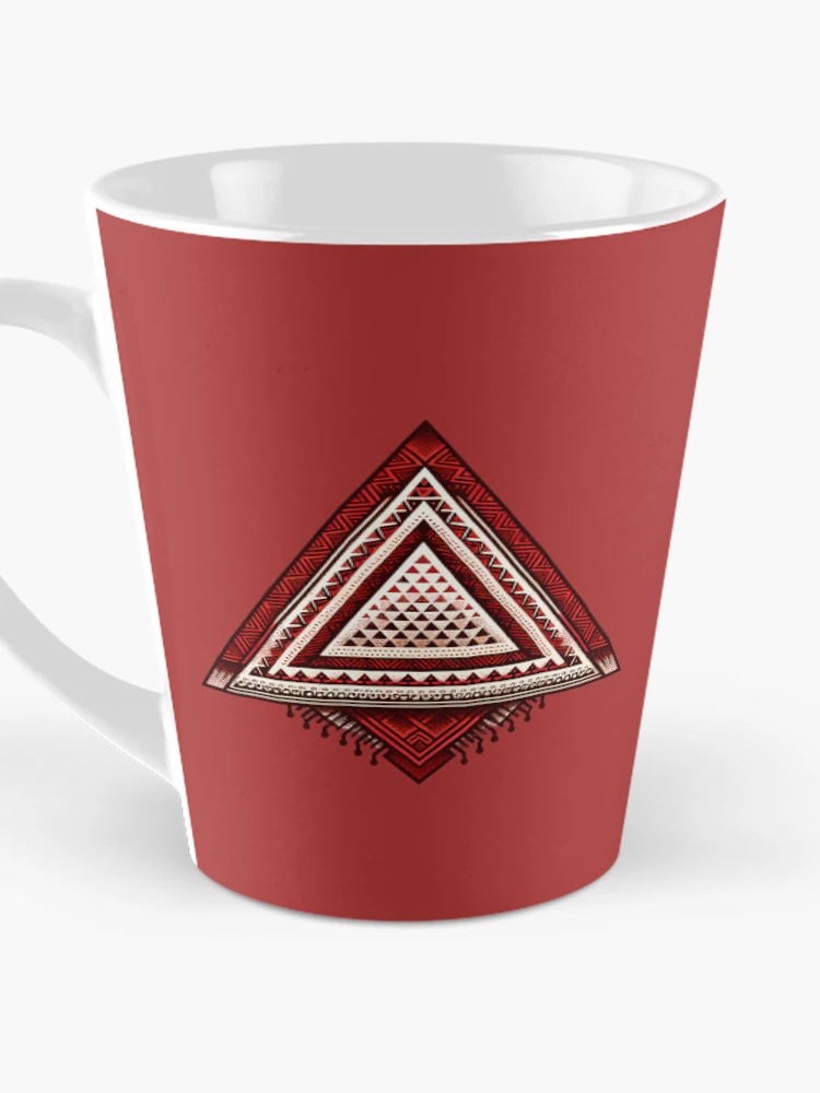 Thumbnail 3 of 4, Coffee Mug, Triangle Pattern, Geometric Pattern,  designed and sold by DekoDesignsHub.