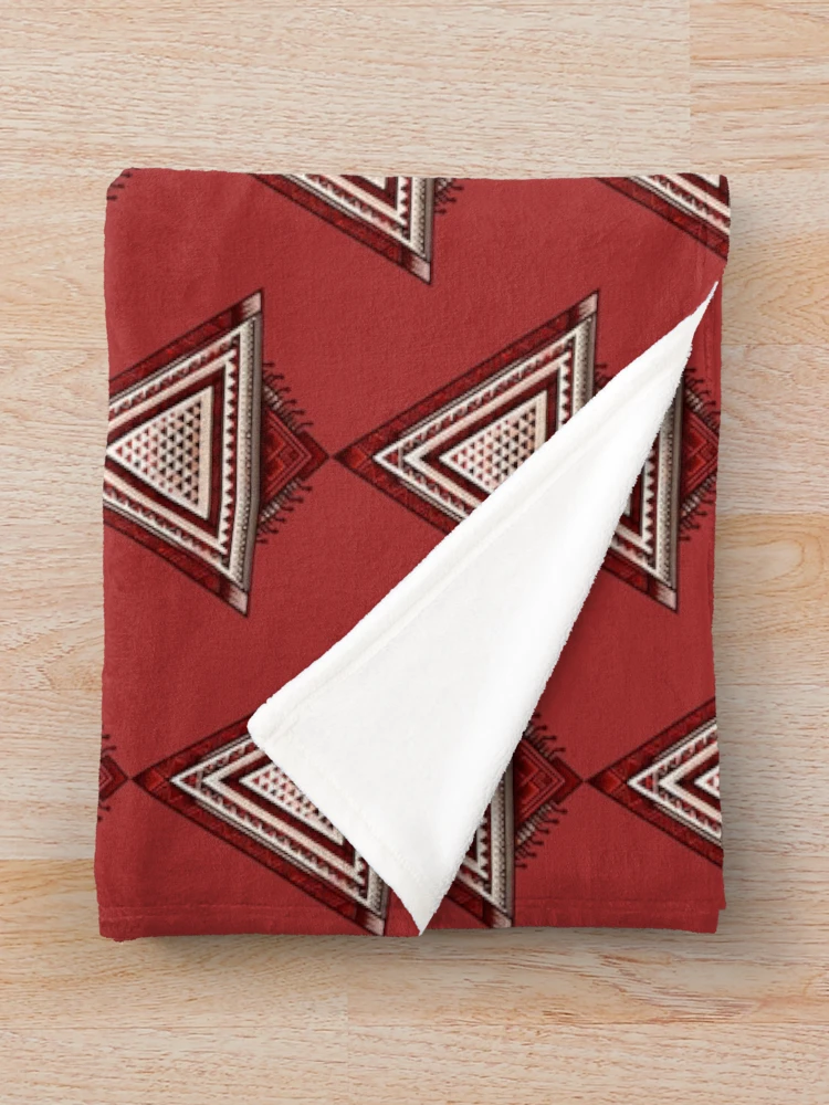 Thumbnail 3 of 6, Throw Blanket, Triangle Pattern, Geometric Pattern, designed and sold by DekoDesignsHub.