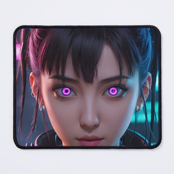 Item preview, Cyberpunk Anime Girl Portrait designed and sold by papi1998.