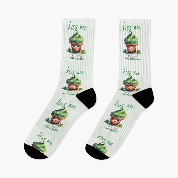 Item preview,  Cupcake St Patricks Day, Cupcake Lovers, Sweet Green Cupcake, Green Muffin, Kiss Me im Irish designed and sold by KolorellaS.