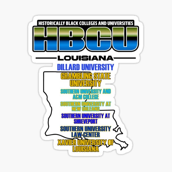 HBCU Louisiana Sticker