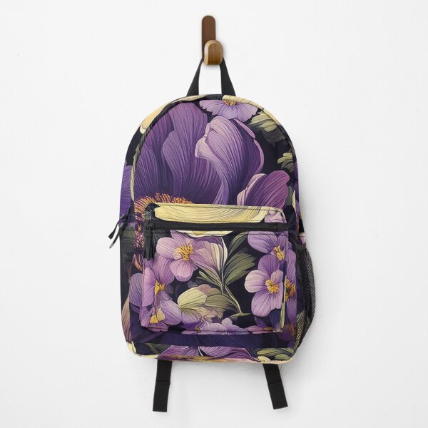 Item preview, Purple and Yellow Flowers designed and sold by Dancing in the Living Room.