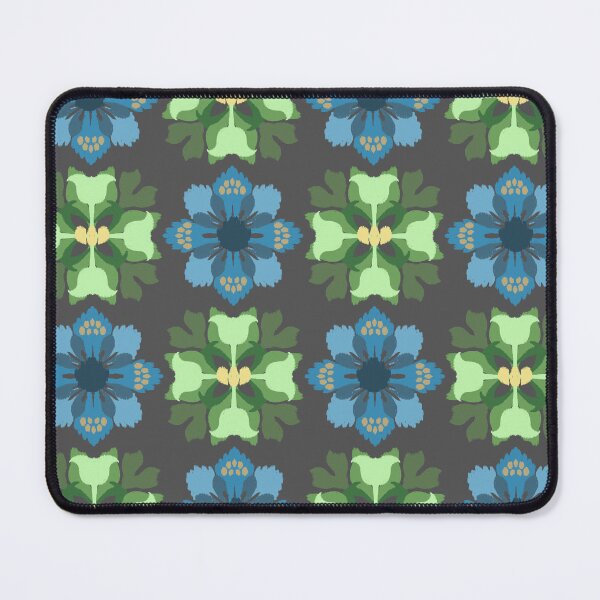Item preview, Ikat vintage flower seamless pattern designed and sold by RIYA SIRI.