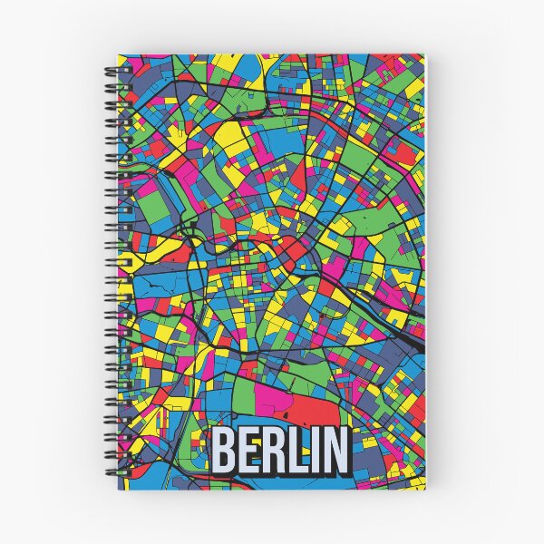 Item preview, Berlin Germany City Map Pop Art Germany Abstract Poster designed and sold by Stadify.