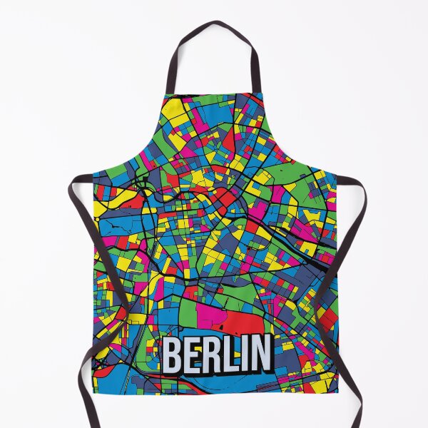 Item preview, Berlin Germany City Map Pop Art Germany Abstract Poster designed and sold by Stadify.