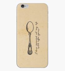 TS Eliot - J Alfred Prufrock - Coffee Spoons iPhone Case
