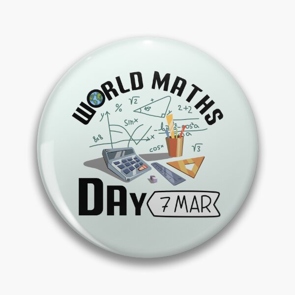 Item preview, 7 March World Maths Day - Wacky Holidays designed and sold by ChemicalXShop.
