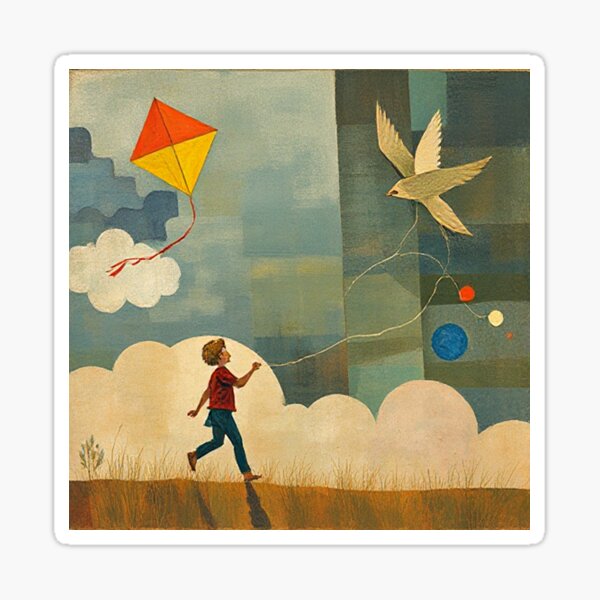 Item preview, Boy and kite  designed and sold by Terry Collett.