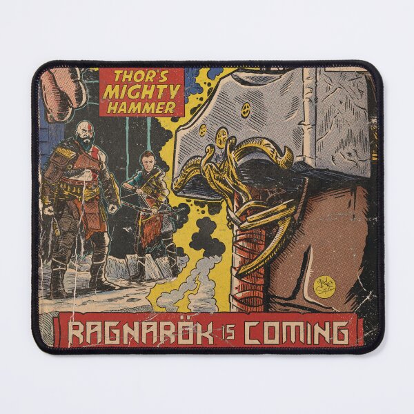 Item preview, "Thor Battle" Ragnarök Comic book cover Fan Art designed and sold by MarkScicluna.