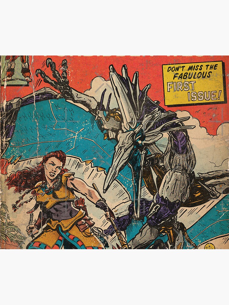 Thumbnail 5 of 5, Mouse Pad, "Dino Robots" Comic Book Cover fan art designed and sold by MarkScicluna.