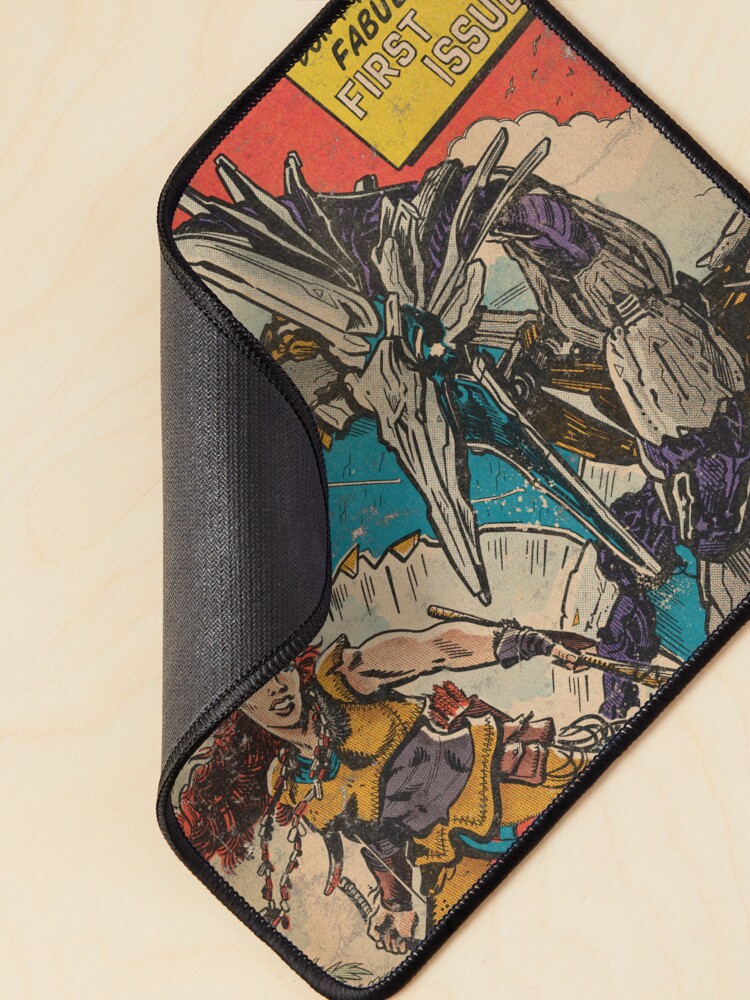 Thumbnail 2 of 5, Mouse Pad, "Dino Robots" Comic Book Cover fan art designed and sold by MarkScicluna.