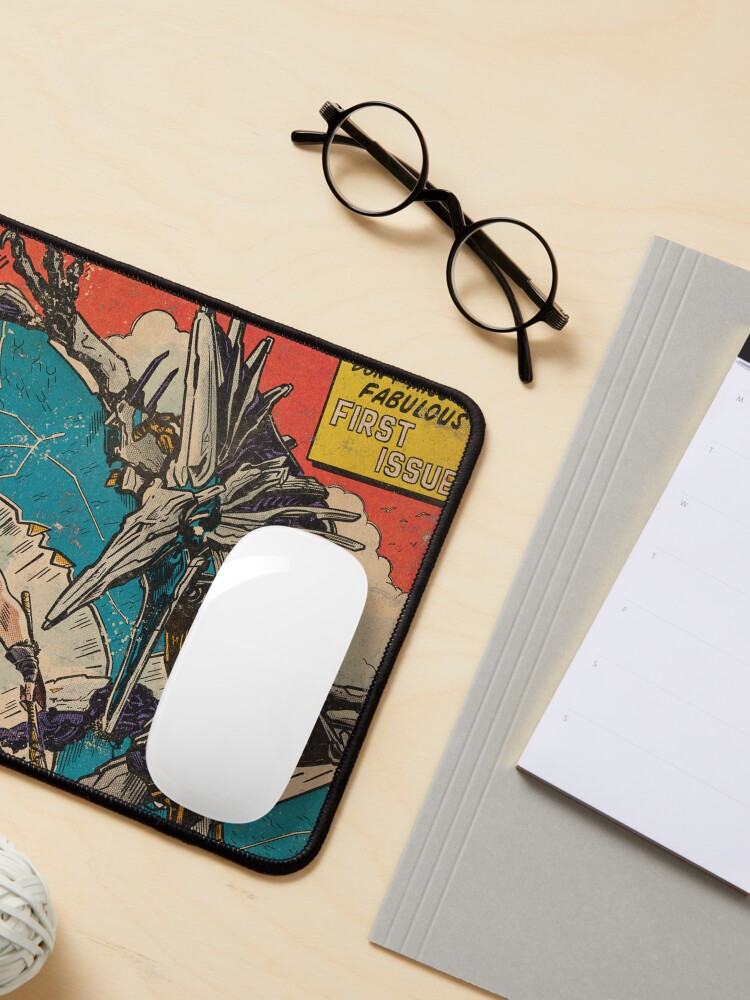 Thumbnail 3 of 5, Mouse Pad, "Dino Robots" Comic Book Cover fan art designed and sold by MarkScicluna.