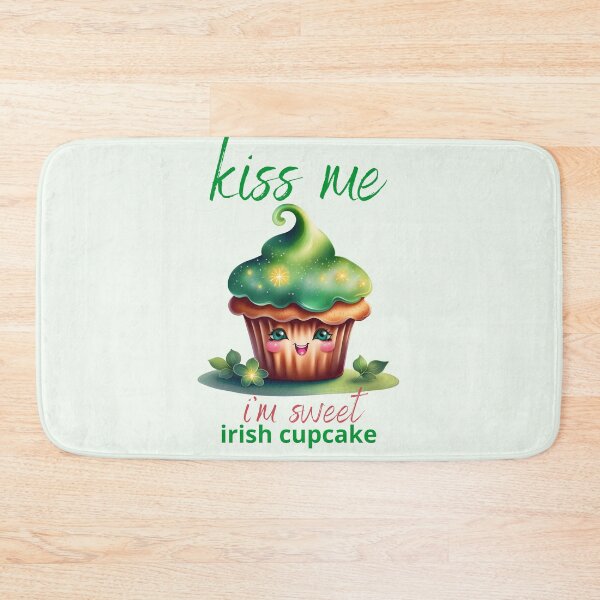 Item preview,  Cupcake St Patricks Day, Cupcake Lovers, Sweet Green Cupcake, Green Muffin, Kiss Me im Irish designed and sold by KolorellaS.