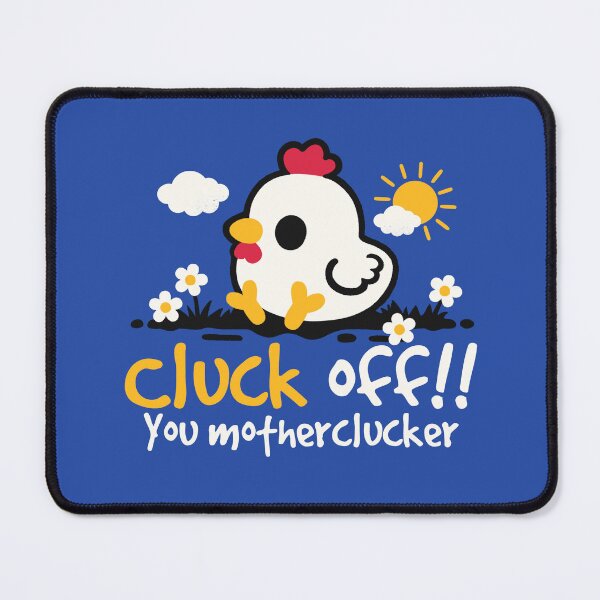 Item preview, Cluck off cute kawaii chicken pun designed and sold by NemiMakeit.