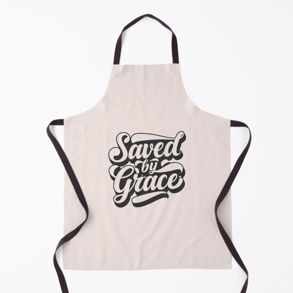 Item preview, Saved By Grace | Calligraphy Bible Verses Christian Faith Art designed and sold by  KnitLuv.