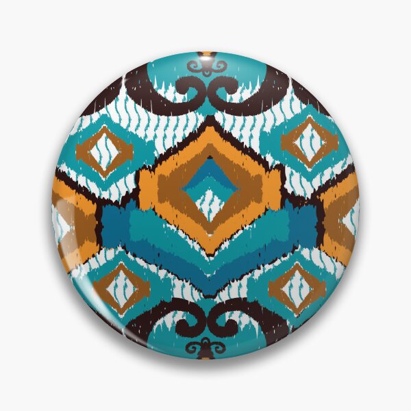 Item preview, Ikat geometric hand drawn seamless pattern. designed and sold by RIYA SIRI.
