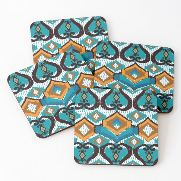 Item preview, Ikat geometric hand drawn seamless pattern. designed and sold by RIYA SIRI.