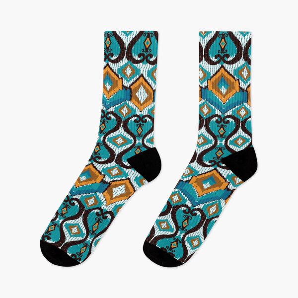 Item preview, Ikat geometric hand drawn seamless pattern. designed and sold by RIYA SIRI.