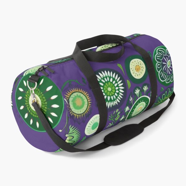 Item preview, Flowers on the green cornflower green abstract patterns designed and sold by JanChryzostom.