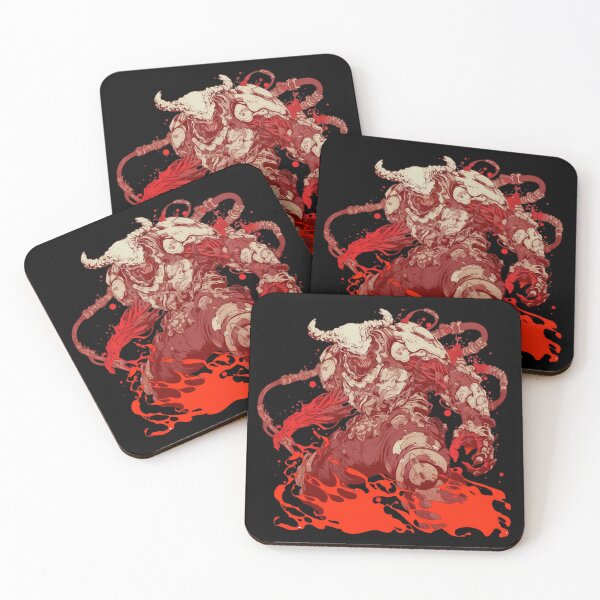 Item preview, Cyberdemon Red Flames designed and sold by Nightarcade.