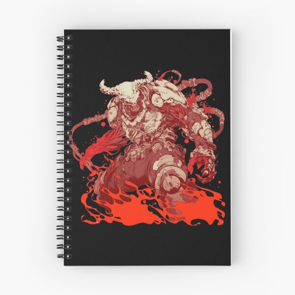 Item preview, Cyberdemon Red Flames designed and sold by Nightarcade.