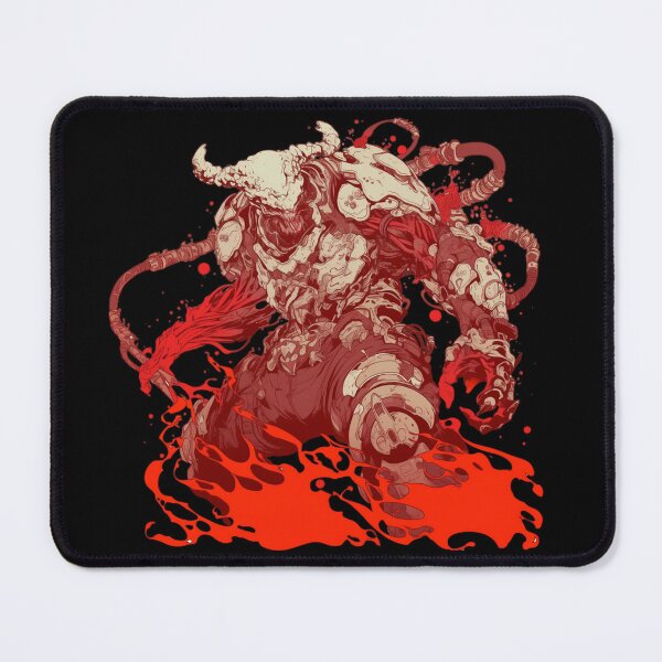 Item preview, Cyberdemon Red Flames designed and sold by Nightarcade.