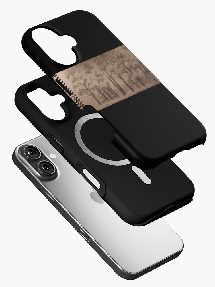Imagen 2 de 4, Funda de iPhone con la obra Bocetos de arboles, diseñada y vendida por MissOtt.