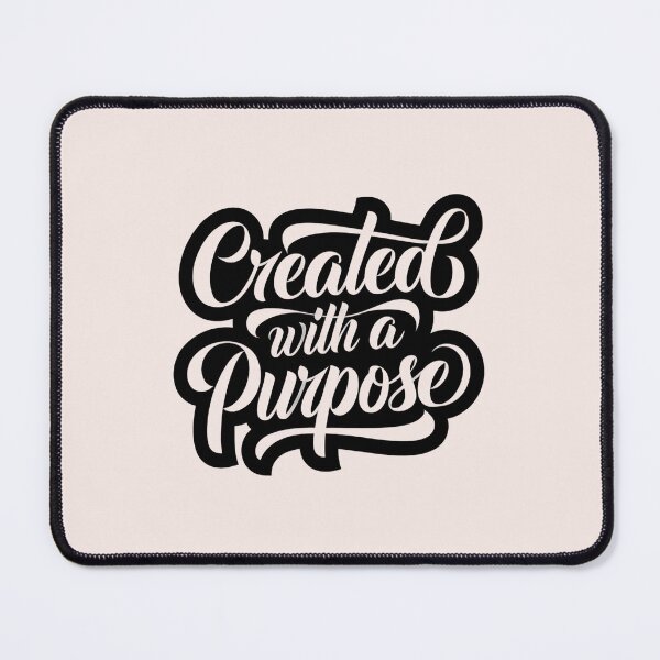 Item preview, Created With a Purpose | Calligraphy Bible Verses Christian Faith Art designed and sold by KnitLuv.