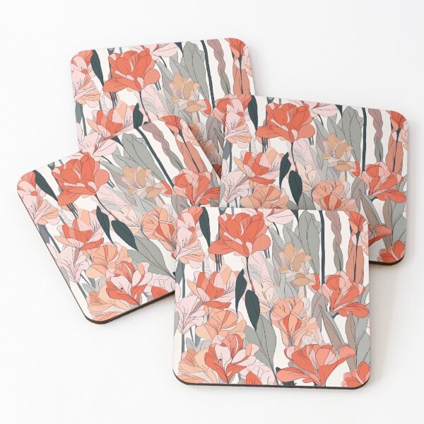 Item preview, Copy of Floral Elegance, Orange Red Amaryllis designed and sold by PigmeArt.