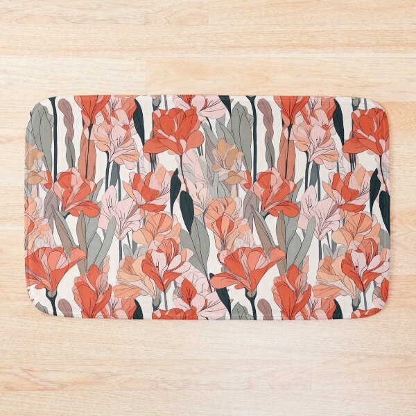 Item preview, Copy of Floral Elegance, Orange Red Amaryllis designed and sold by PigmeArt.
