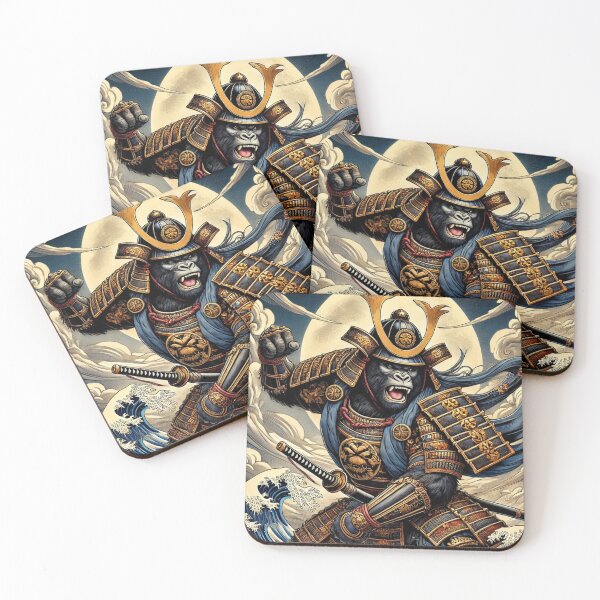 Item preview, Gorilla wearing armor spirited style designed and sold by B-GORIRA.