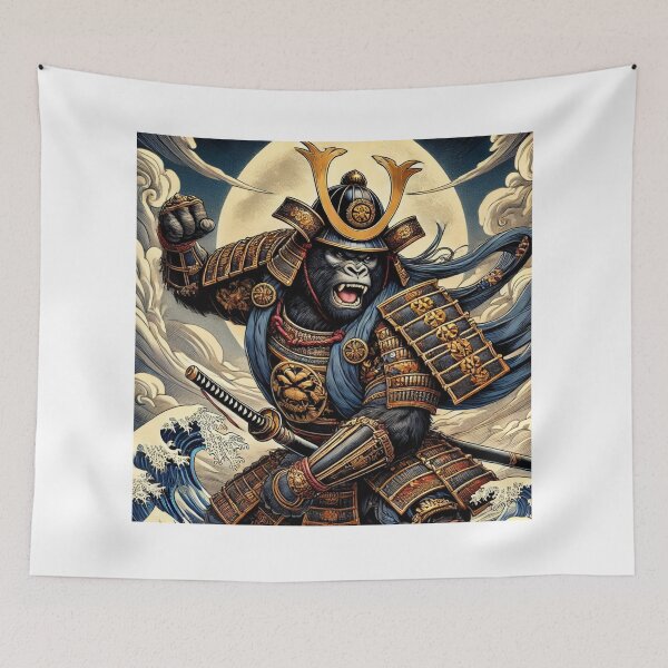 Item preview, Gorilla wearing armor spirited style designed and sold by B-GORIRA.