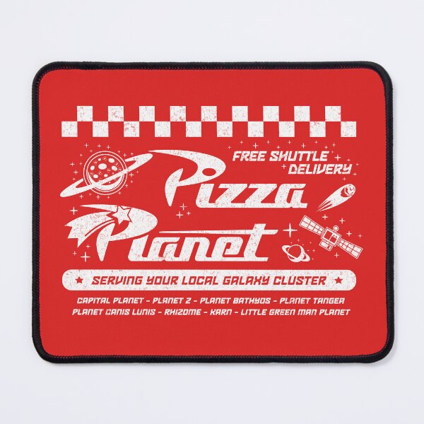 Item preview, Pizza Planet Serving Your Local Galaxy Cluster designed and sold by Candywrap Studio.