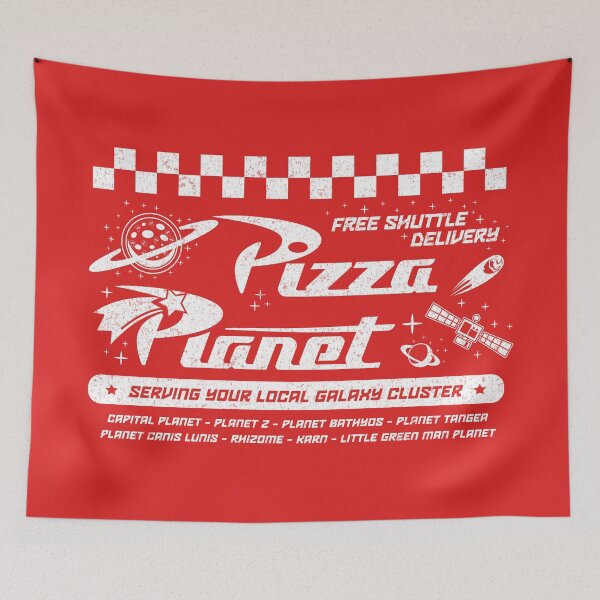 Item preview, Pizza Planet Serving Your Local Galaxy Cluster  designed and sold by Candywrap Studio.