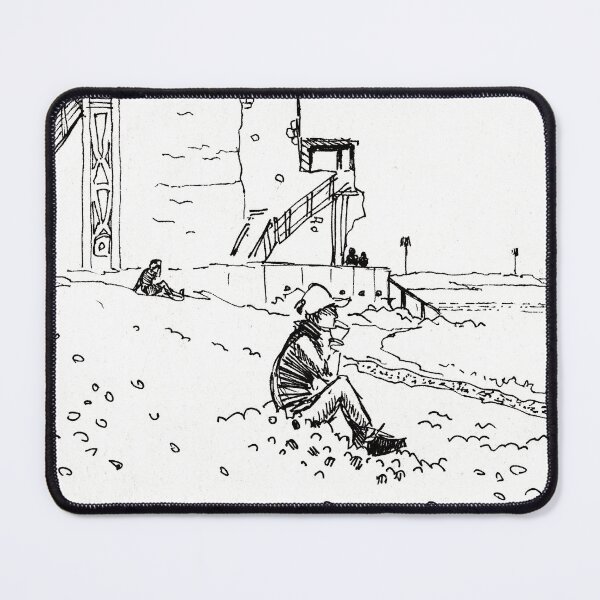 Item preview, Jacobs Ladder beach Sidmouth drawing designed and sold by MikeJory.
