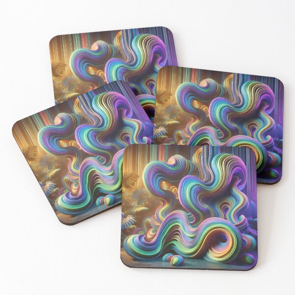 Item preview, Flowing shapes in the play of colors designed and sold by Sigtrix.