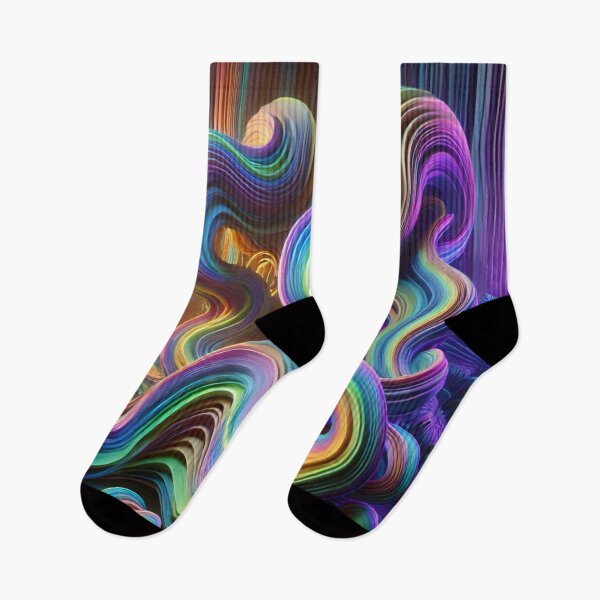 Item preview, Flowing shapes in the play of colors designed and sold by Sigtrix.