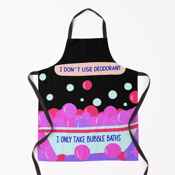 Item preview, I Only Take Bubble Baths - Funky pink bubbles designed and sold by pixelated_echoes.