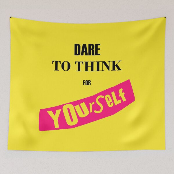 Item preview, Dare To Think For Yourself designed and sold by SlumCity.