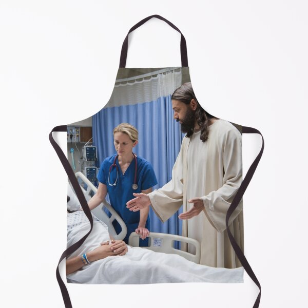 Item preview, Copy of JESUS AND A NURSE. Nurse attending to a sick person with Jesus designed and sold by Obinne.