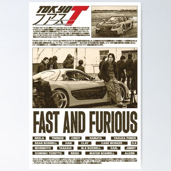 Item preview, Tokyo Drift designed and sold by thundergearshop.