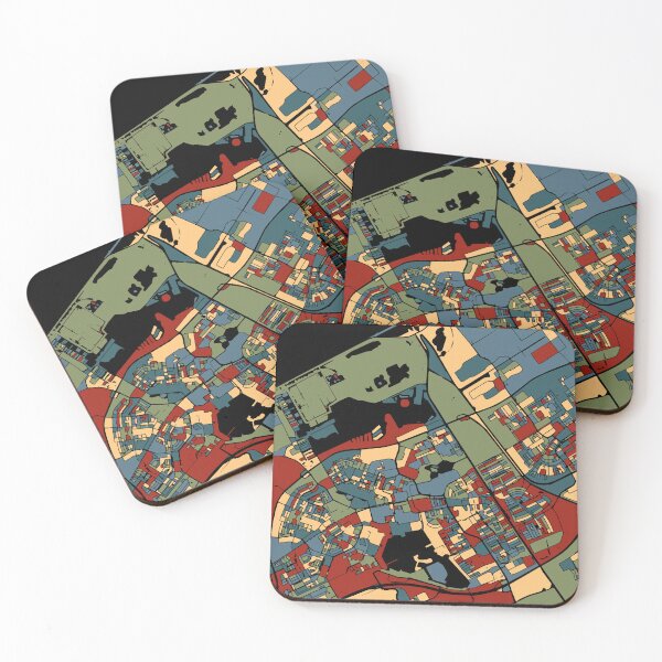 Item preview, Almere Earthtone Netherlands City Map designed and sold by Stadify.