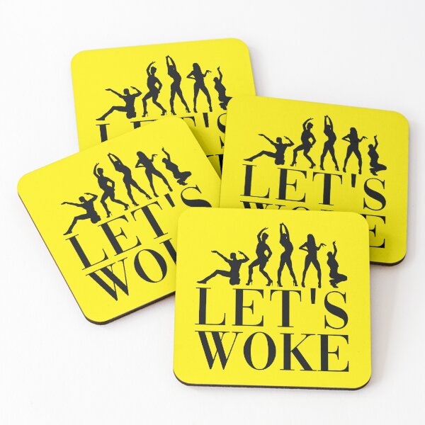Item preview, Let's Woke - in black designed and sold by gayishdesign.